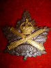 28-1a, Eaton's Motor Machine Gun Battery Officer's Cap Badge, Crossed Guns